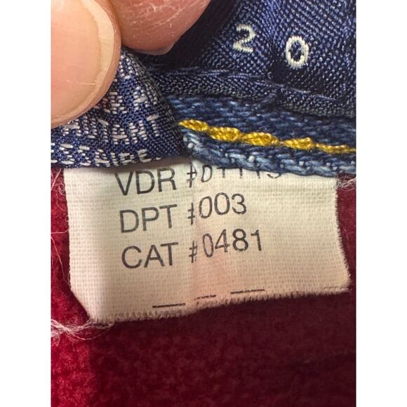 VTG - EDDIE BAUER Fleece Lined Jeans, Medium Wash, Zip Fly, Sz 35x32 - Picture 10 of 10